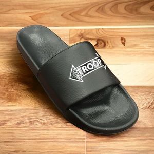 Men's Troop Arrow Slide Black Flip Flops